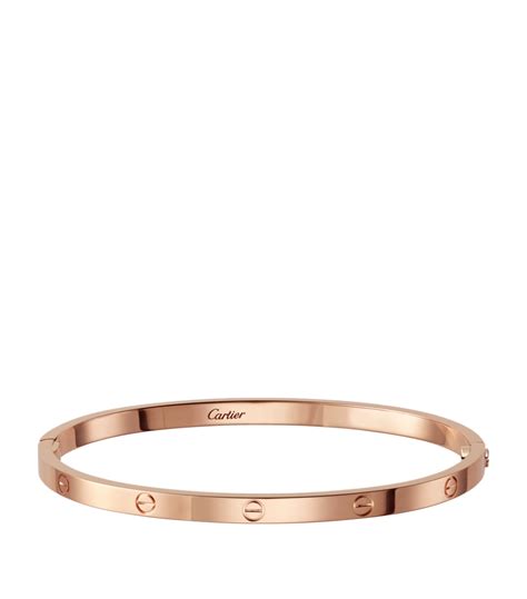 rose gold cartier love bangle|cartier rose gold screw bracelet.